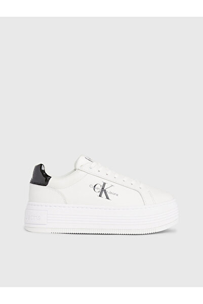 Calvin Klein BOLD PLATF LOW LACE LTH ML MET