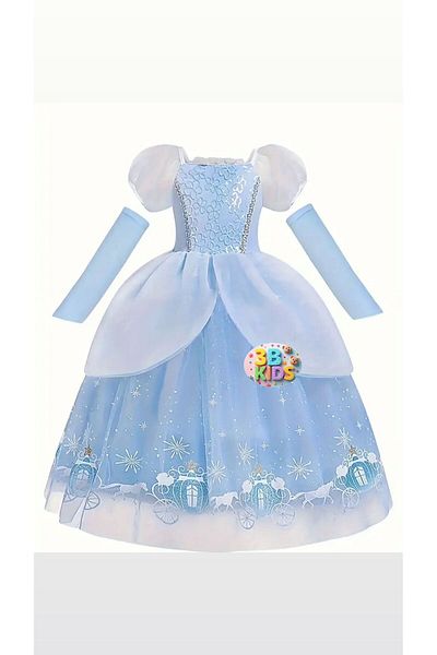 3b kids costum perucă prințesă cenușăreasa