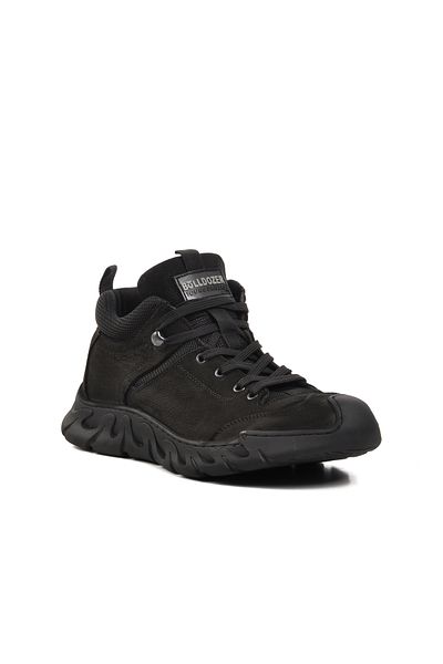 Bulldozer Μαύρα ανδρικά παπούτσια casual Nubuck