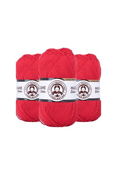 Ören Bayan Madame Cotton Knitting Lanyard 058 - 3 Knitted