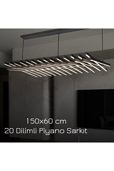 NZL Lighting Lüks Modern Ledli Piyano Avize Günışığı Mutfak Üzeri Aydınlatma ...