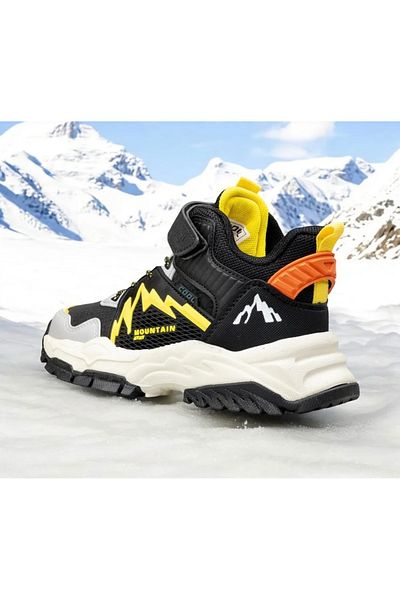 JOJO KIDS Παιδικές μπότες Velcro εξωτερικού χώρου, Αντιολισθητική σόλα, Αδιάβροχες μπότες