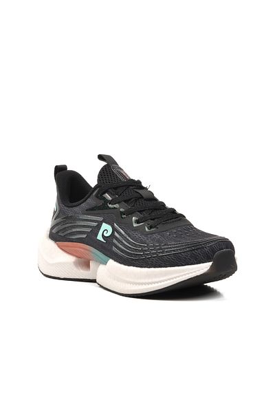 Pierre Cardin Black-White Women's Sneakers