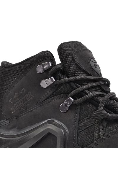 Scooter Μαύρες ανδρικές μπότες εξωτερικού χώρου Nubuck