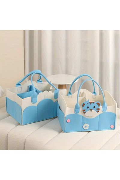 bimbambom Felt Mother Baby Care Bag Socks Organizer Portable Organizer
