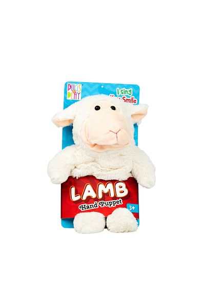 Pugs At Play Puppet Lamb 12-Inches, Battery Operated