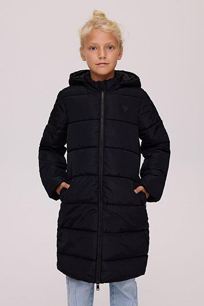 Guess Palton negru pentru fete BG Store