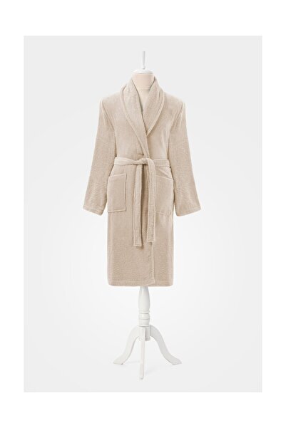 Özdilek Μονό μπουρνούζι Özdilek Colourist S.Kahve με σάλι και γιακά