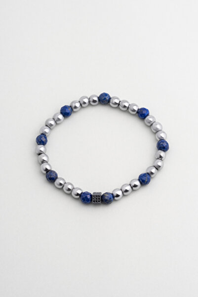 So CHIC... Sentetik Lapis Taşlı Gümüş Erkek Bileklik