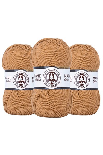 Ören Bayan Knitted Madame Cotton Knitting Lanyard 036 3 Pieces