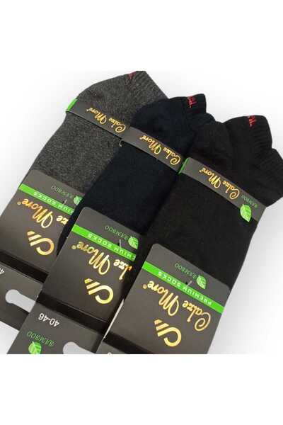 CALZEMORE 3' LÜ YIKAMALI PARFÜMLÜ TERMEL PATİK ERKEK ÇORAP