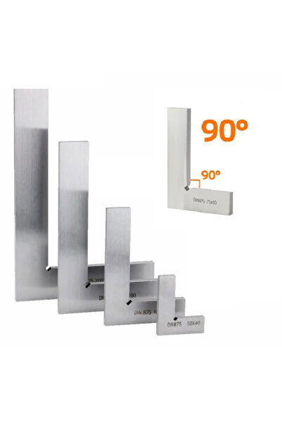 Venoa Endüstriyel Düz Tip Gönye 75x50 Mm