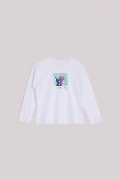 Tyess Bg Store Girl's White T-shirt