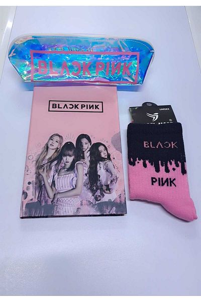 GC GÖKHAN CLUB Blackpi̇nk Notebook Pen Socks