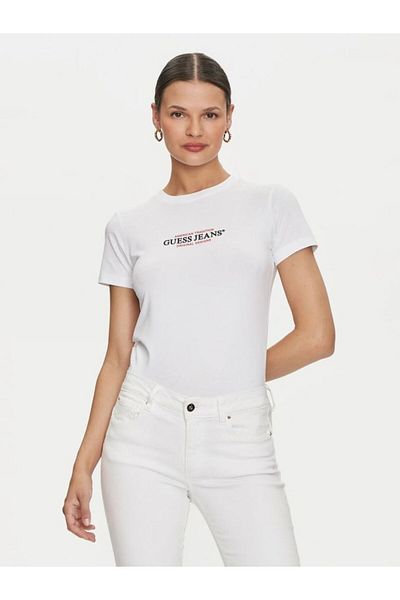 Guess Γυναικείο μπλουζάκι τζιν Slim Fit