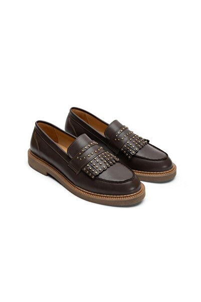 EMIENZA Iris Bant Detaylı Troklu Vegan Deri Kadın Loafer