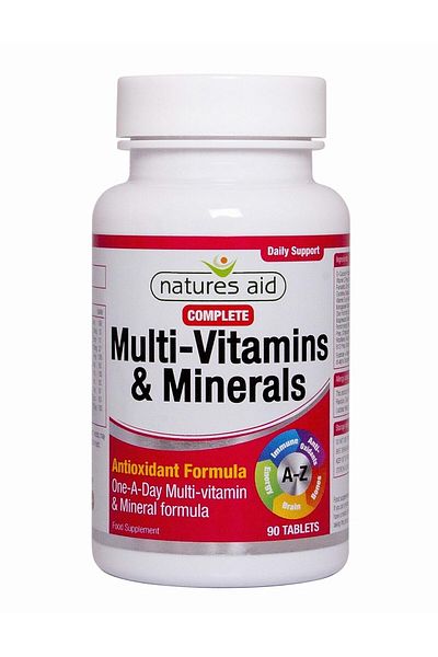 Natures Aid أقراص الفيتامينات والمعادن الكاملة 90 قرصًا