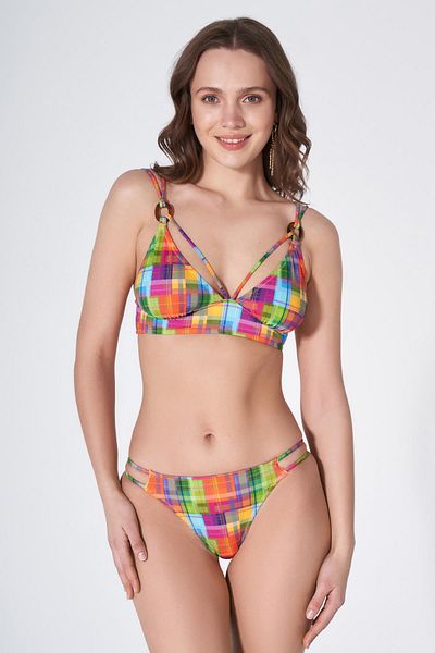HAREM SUARE Clichy Bikini Set Geometric Patterned
