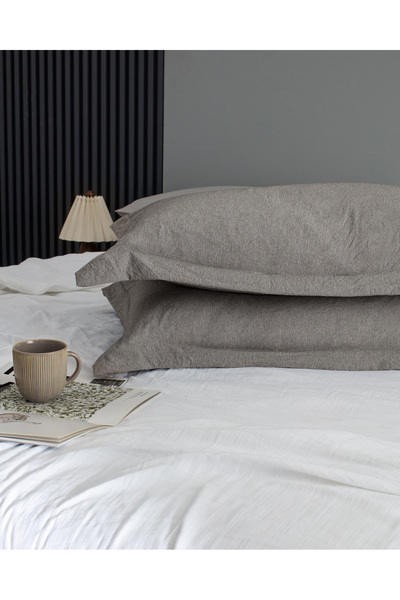 Madame Coco Meleni Tek Kişilik Comforter Set - Kahverengi