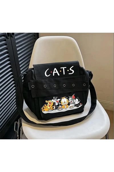 Touz Moda Τσάντα αγγελιοφόρου τύπου Cats Bestfriend Date