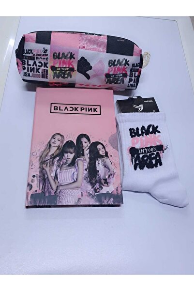 GC GÖKHAN CLUB BLACKPINK Блокнот, пенал, шкарпетки