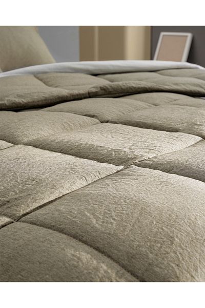 Madame Coco Khaki Colored Meleni Single Comforter Set