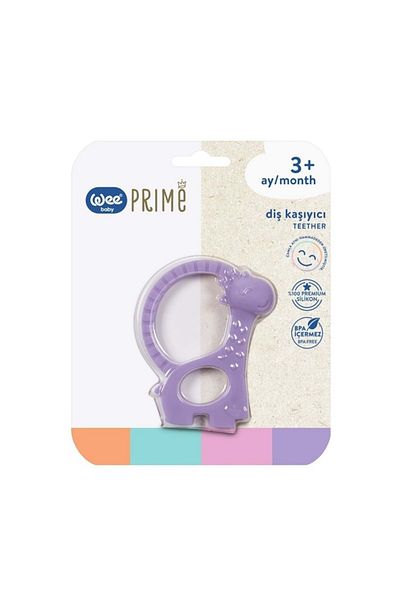 Wee Baby Prime Silikon Diş Kaşıyıcı (KOD:928) - Mor