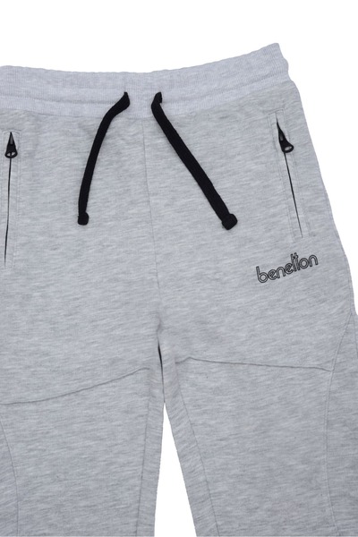 United Colors of Benetton Erkek Çocuk Eşofman Altı - Gri Melanj