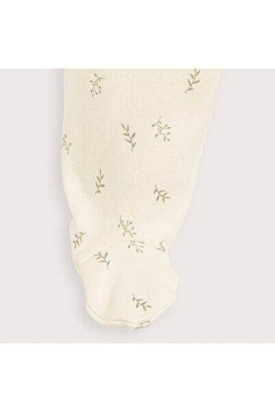 Chakra Winterland Baskılı Patikli Alt Ekru