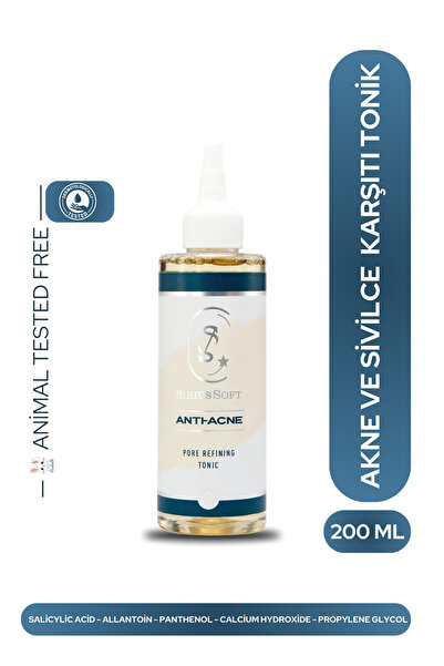 SiriusSoft Anti-acne Tonik Yağlı Ve Karma Cilt Salisilik Asit 200 ml