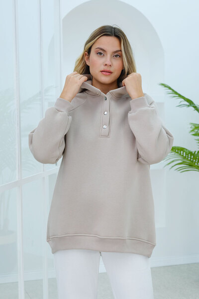 LOCCO Cremă de transpirație cu glugă pentru femei