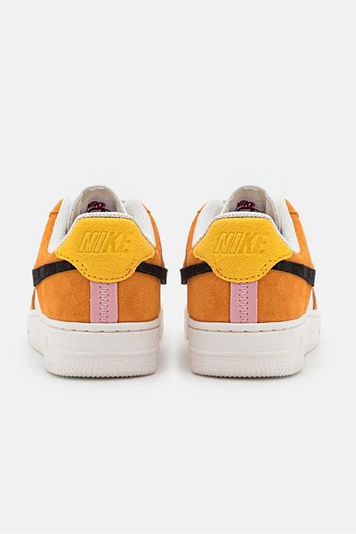 Nike Air Force 1 Lxx Af1 - Genuine Leather White and Mustard Sneakers