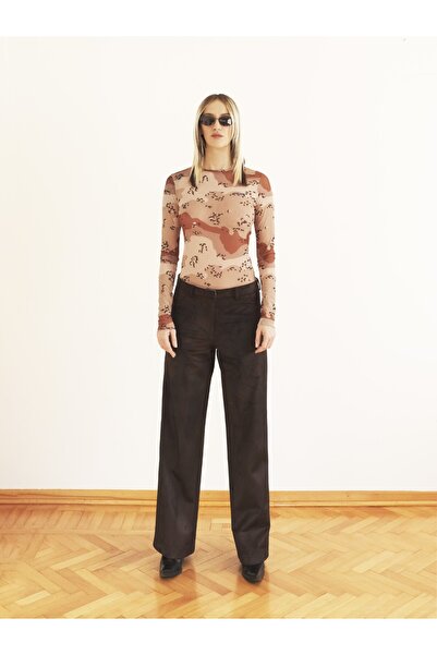 HOLEACADEMIE Hole Kamuflaj Tül Body