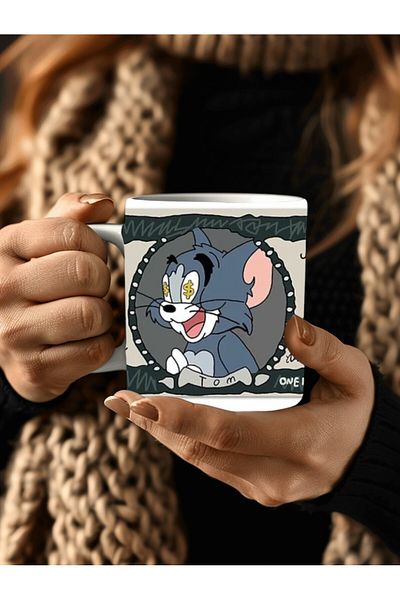 Evion Cartoon Characters Within Dollar 3D Print Porcelain Mug Mug - Gift Mug - Printed Mug