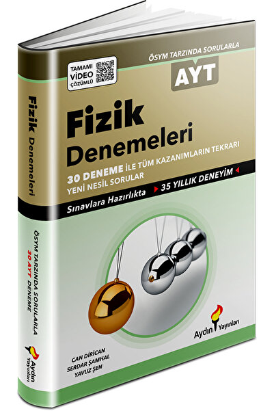 Aydın Yayınları FİZİK DENEME AYT 30 LU