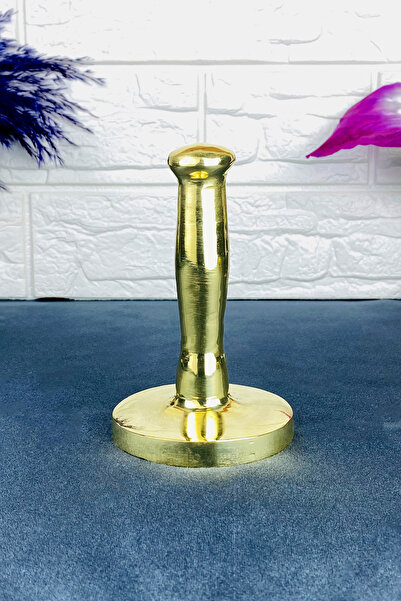 Tiesa Home European Type Brass Casting Round Meat Tattoo Smoothing Apparatus and Gavel