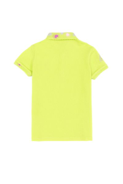 U.S. Polo Assn. Тениска за момичета в цвят шамфъстък