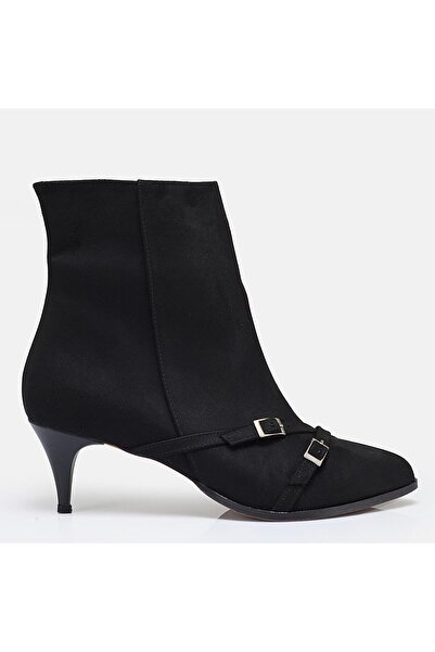 37Numara BÜYÜK NUMARA KADIN BOT 41-42-43-44- SİYAH SÜET