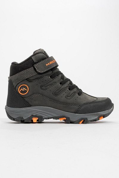Ccway Smoked Black Kids Trekking Boots - Αντιολισθητικά και Velcro