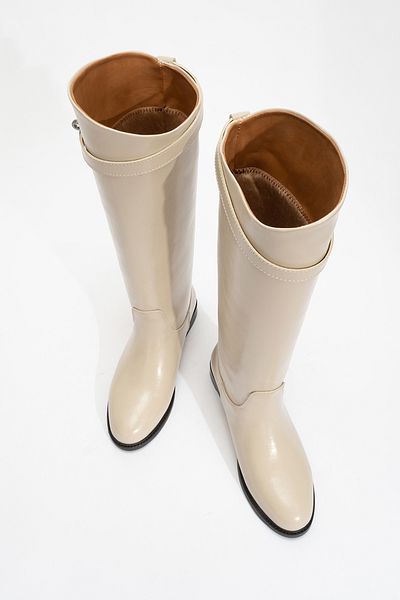 Luvi Yoko Beige Skin Damenstiefel