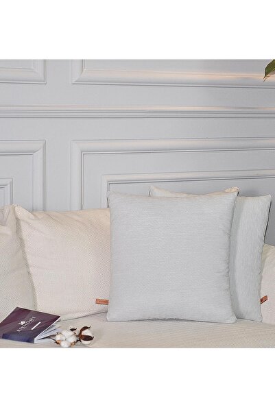 BİRHOME Nope Jacquard Special Design 2-Piece Decorative Throw Pillow Cover 43X43 cm