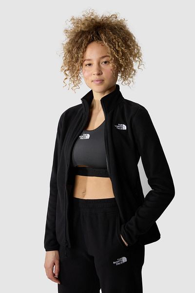 THE NORTH FACE Women's 100 Glacier Fz - Eu Polar Black