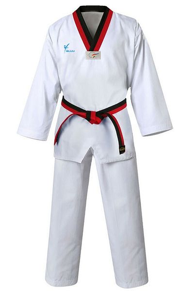 andela Κοστούμι Taekwondo με γιακά Pum Κοστούμι Dobok Taekwondo