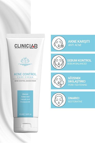 Cliniclab كريم العناية بشد المسام للبشرة المعرضة لحب الشباب 50 مل