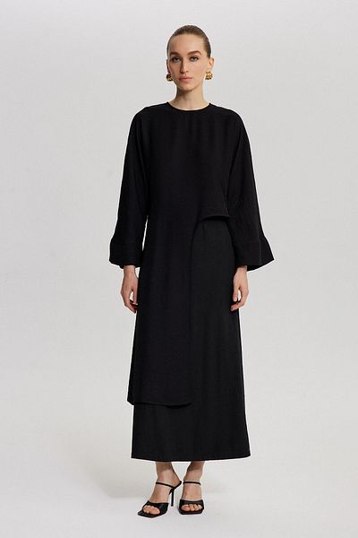 Touché Privé LONG TUNIC WITH FRONT SLIPPERS