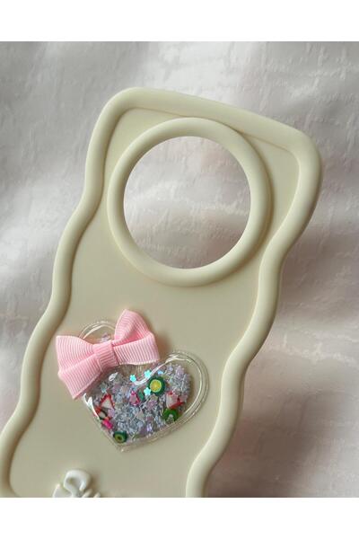 Vip Case Realme 11 Pro Colorful Heart Ribbon Detailed Glittery Wavy Sweety Case