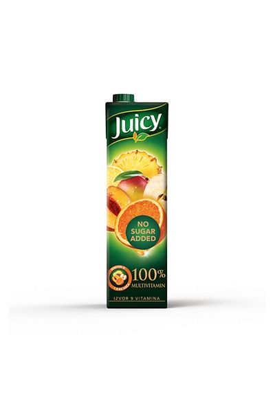 Juicy 100% Multivitamin No Added Sugar 1 Liter (PACK OF 6)