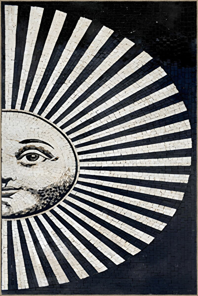 Rugs Modern Halı Berlin Siyah Temalı Yüz Portre Çizgi Desenli Modern Dekorati...