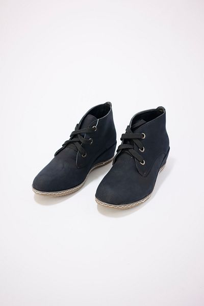 NEALDİN Women's Heeled Nubuck Boots