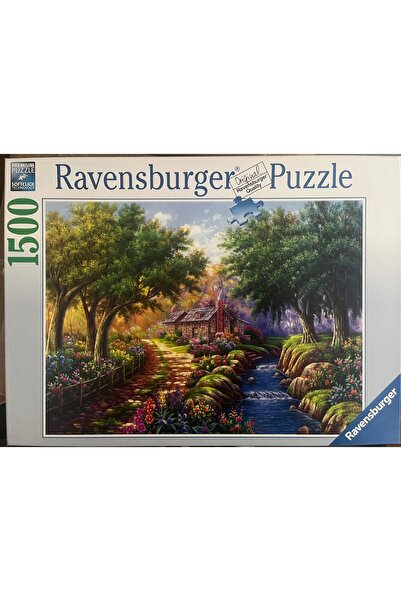 RAVENSBURGER 1500 Parça Cottage By The River Puzzle